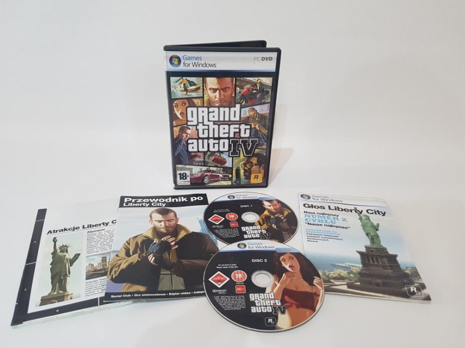 Grand theft Auto IV GTA 4 PC PL Polskie + plakat