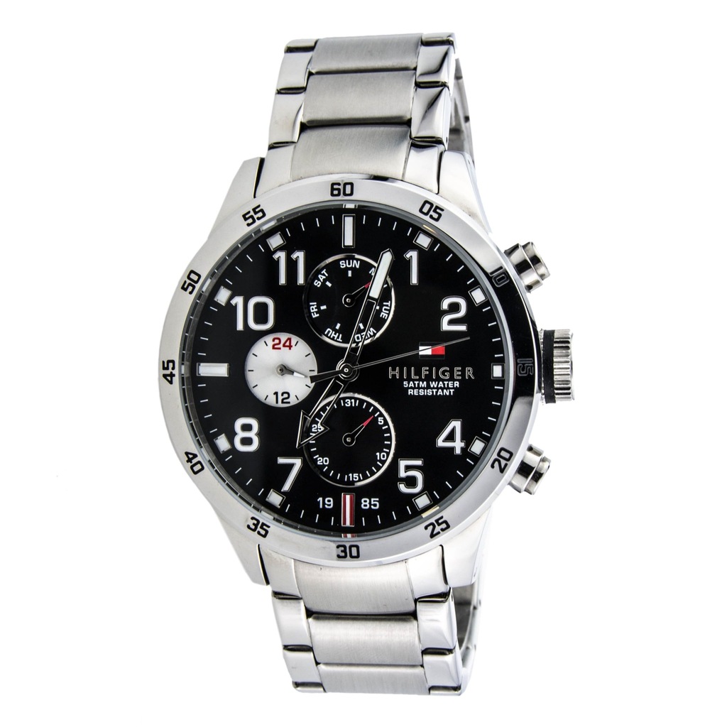 tommy hilfiger men's 1791141 cool sport analog display quartz silver watch