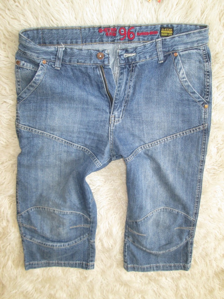 G-STAR RAW__BERMUDY dżinsy męskie jeans__W36 XL