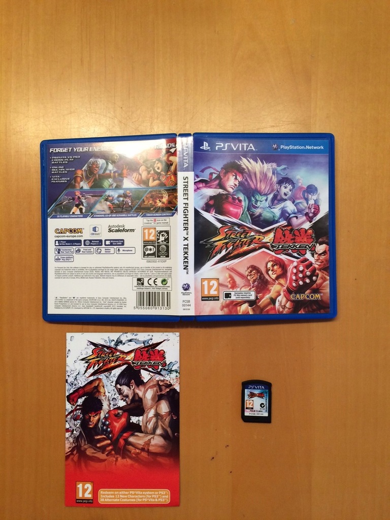 Street Fighter X Tekken - PS Vita (Idealna, 3xA)