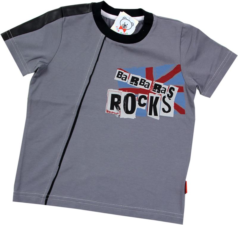 Zuzka704 T-Shirt Barbaras 104 Rock Grafit Flaga