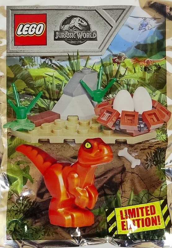 LEGO JURASSIC WORLD MŁODY RAPTOR DINOZAUR DINO