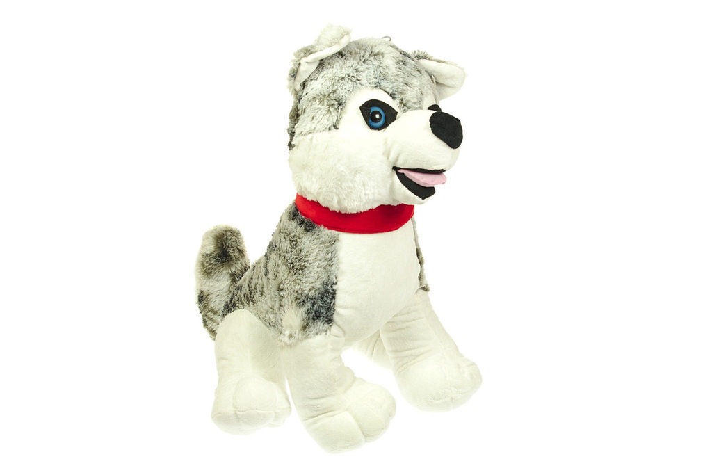 Maskotka pluszowa pies husky kundel gigant 60 cm