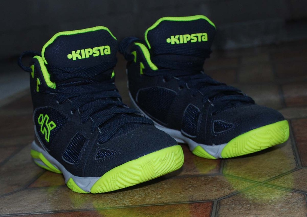 Buty do koszykówki KIPSTA Strong 300 JR Navy Yello
