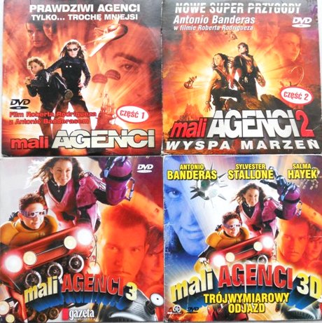 MALI AGENCI 1 + 2 + 3 - 3 x DVD + GRATIS