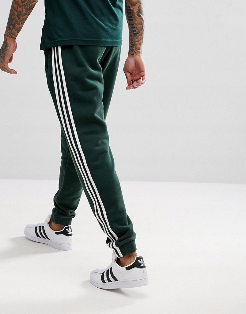 Черные джоггеры с кнопками adidas Originals