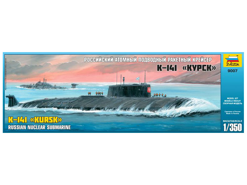Okręt podwodny K-141 Kursk model 9007 Zvezda TYCHY