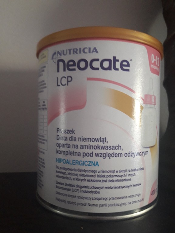 Neocate Lcp 400 g 07.2019r