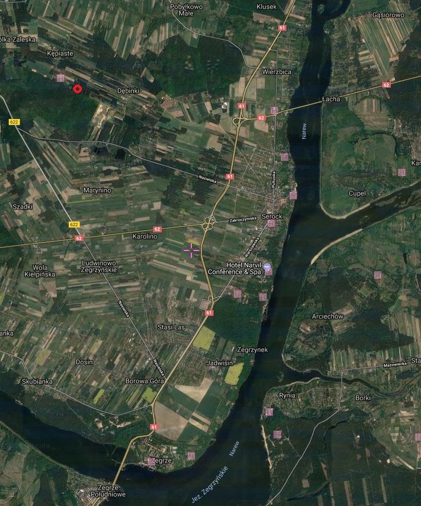 Działka budowlana 1000m2 k. Serocka, Kępiaste