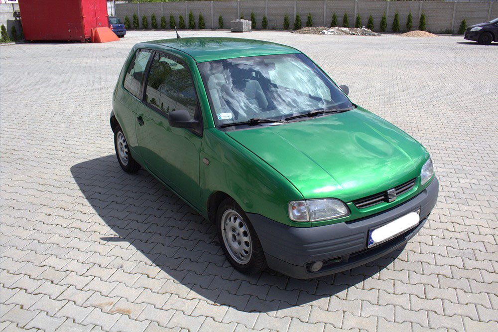 Seat Arosa zielony, 1.4 benzyna, 1997 rok; klima.