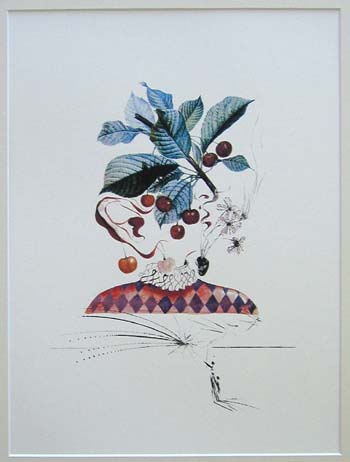Salvador Dali FLORDALI Wiśnia i Pierrot '350