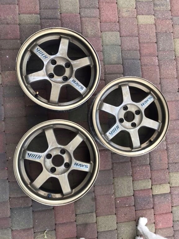 Felgi Volk te37 15 4x100 JDM 3 Sztuki