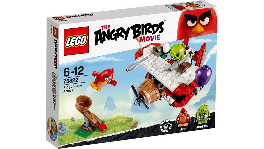 LEGO ANGRY BIRDS 75822 ATAK SAMOLOTEM