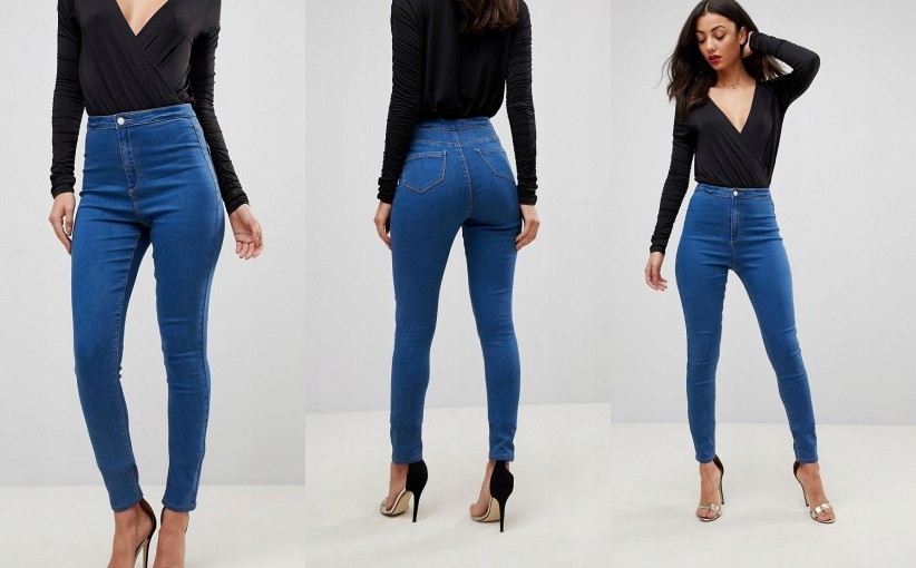 S0P303*MISSGUIDED TALL JEANSY SKINNY 42 XL T00