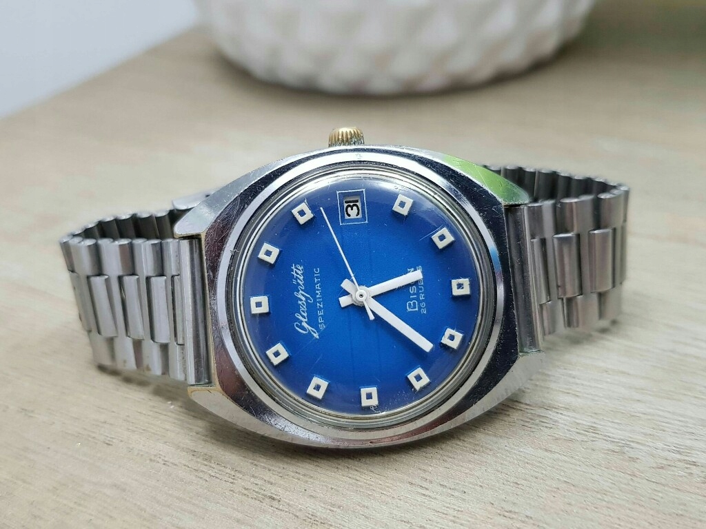 zegarek glashutte spezimatic 26 rubis bison