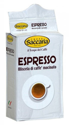 Mały bar w domu Mocna kawa SACCARIA Espresso 250g