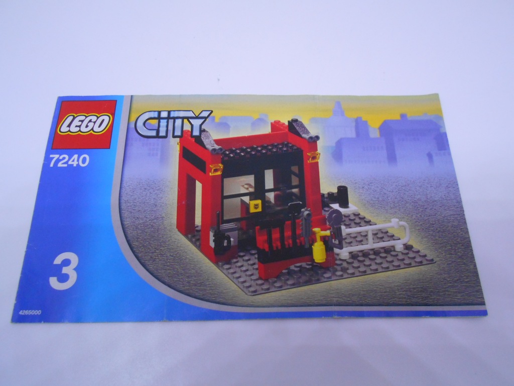Instrukcja LEGO City Fire Station 7240 7109744785 oficjalne