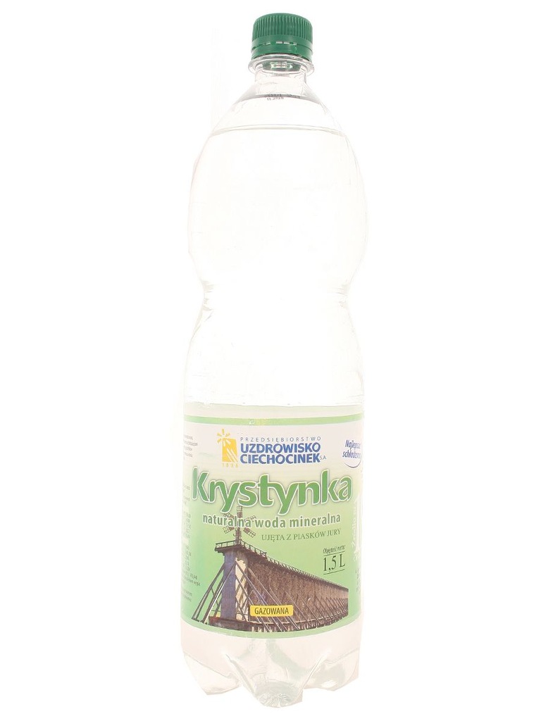 Woda gazowana mineralna z piasków jury - Krystynka