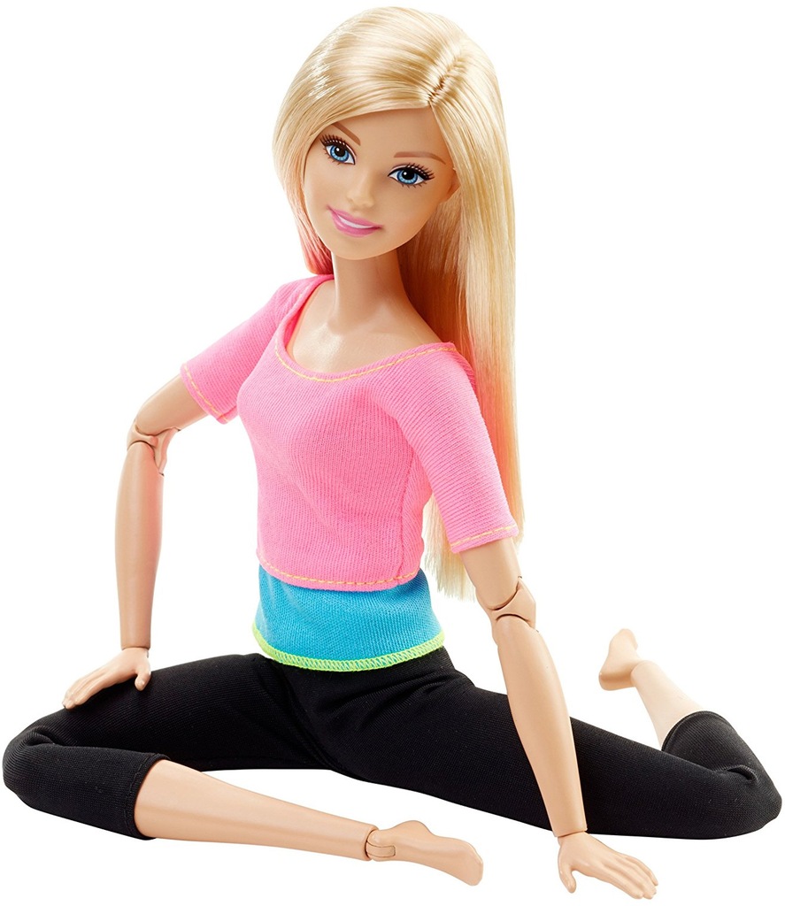 Barbie Made to Move lalka gimnastyczka blond Matte - 7419737566 - oficjalne archiwum Allegro