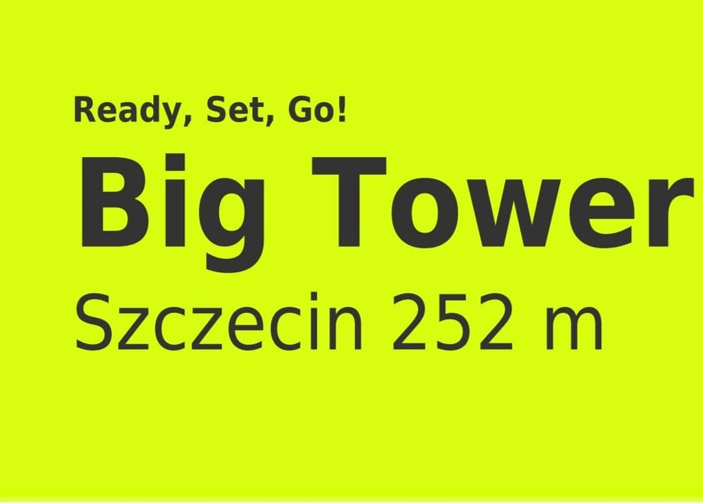 OKAZJA!! SKOK DREAM JUMP BIG TOWER 252M SZCZECIN!!