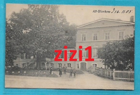 Storkowo Alt-Storkow Pałac powiat Stargard 1905