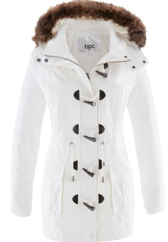 KUM0070 BONPRIX BPC Kurtka parka S/36 biała*