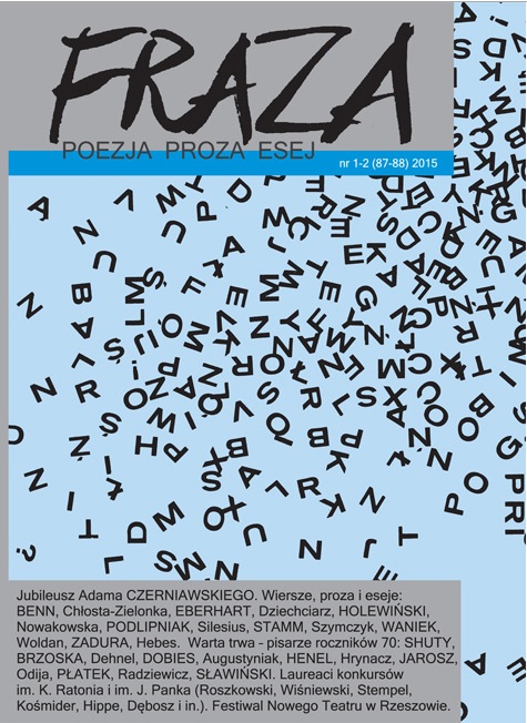 Fraza czasopismo 2015, nr 1-2 (87-88)