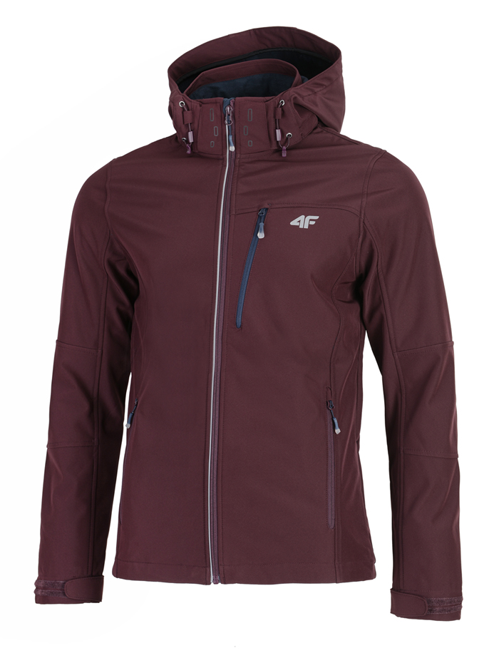 KURTKA SOFTSHELL 4F SFM004 L17 8000mm bordo / XL