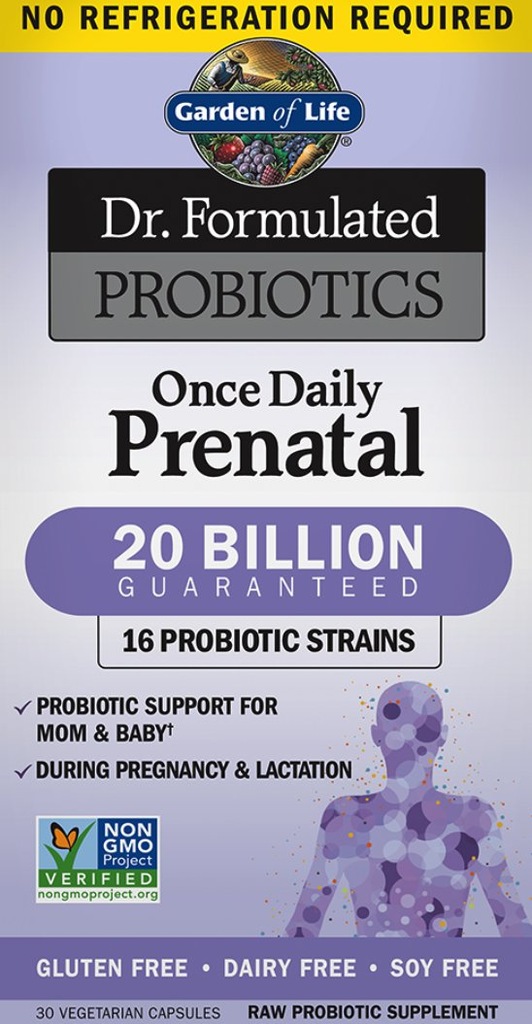 GARDEN OF LIFE Probiotics Once Daily Prenatal - 30