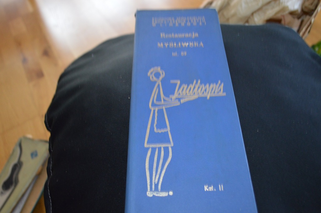 MENU  KARTA RESTAURACJA MYŚLIWSKA LIMANOWA 1978PRL