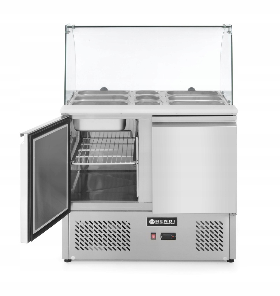 Bar Sałatkowy Szafa Chłodnicza 90 cm Hendi 232781