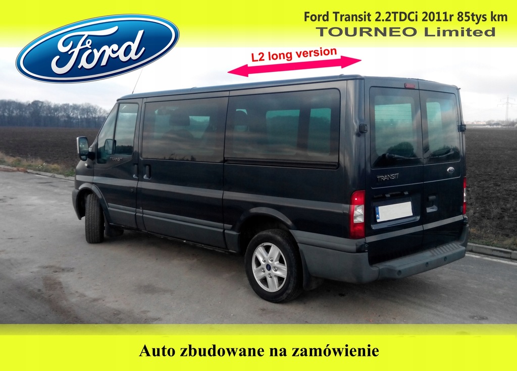 Ford Transit Tourneo Limited 2.2TDCi 145KM L2 9os