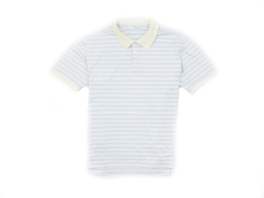 *E Calvin Klein Golf Koszulka Polo Męska Paski XL