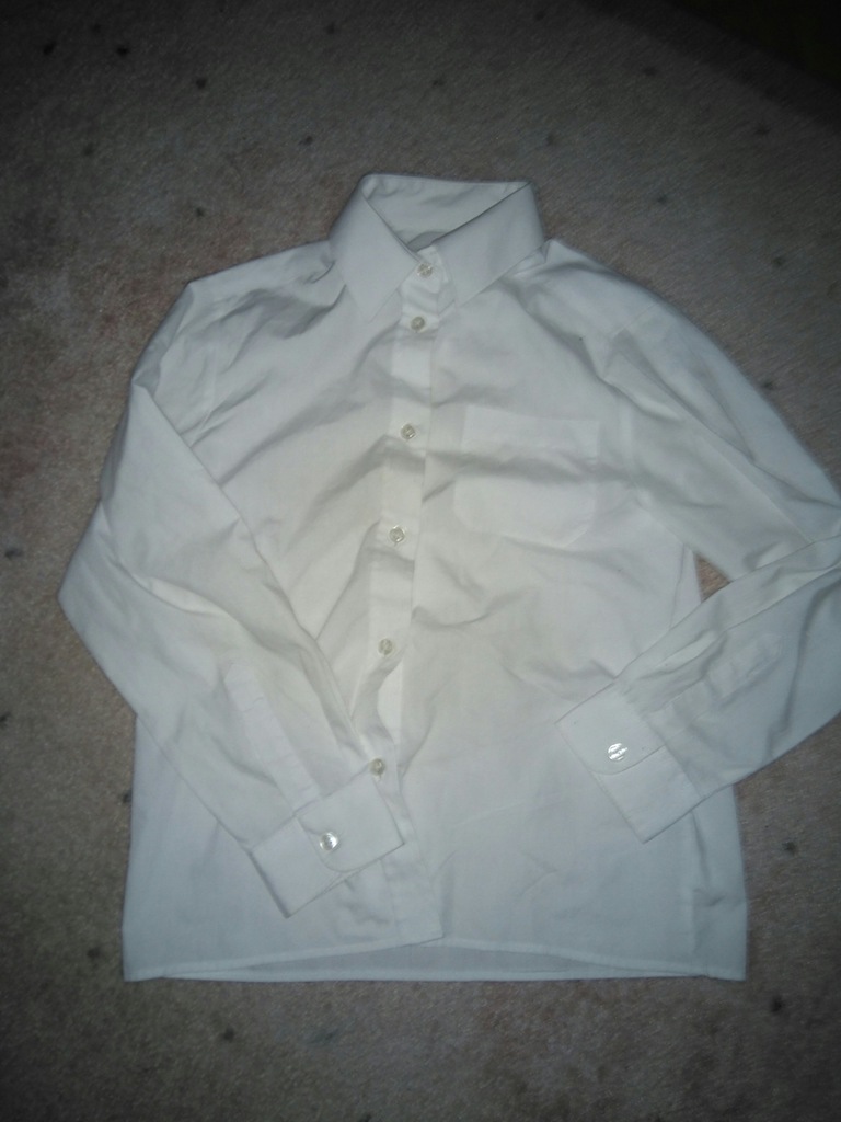 Koszula biała elegancka 11-12 lat 158 cm POLECAM