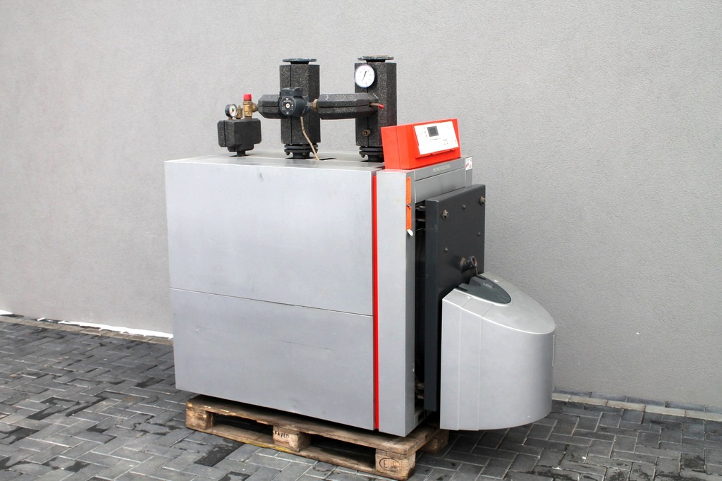 Piec kocioł VIESSMANN VITOPLEX olej gaz pellet 140