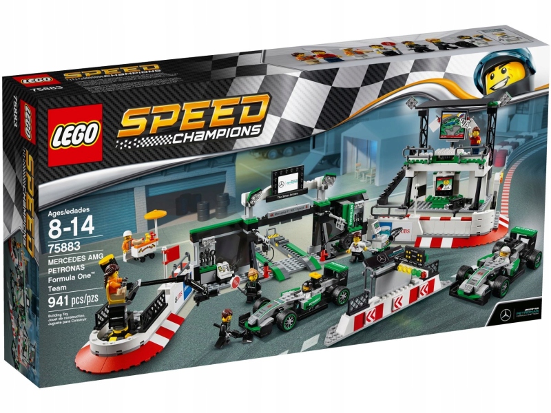 LEGO Speed Champions 75883 Zespół Formuły 1 MERCE