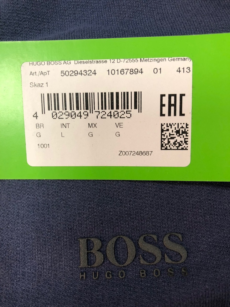 Hugo Boss Green Bluza roz. L mientus/Łódź