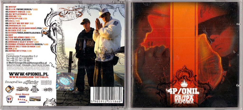 4P/ONIL - ZORGANIZOWANA GRUPA RAPOWA [CD]