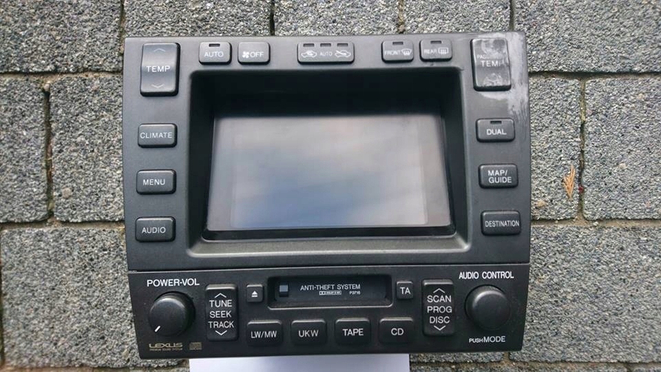 NAVI RADIO NAWIGACJA LEXUS GS 300 KM2 II EKRAN