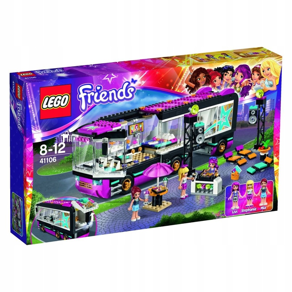 LEGO Friends Wóz koncertowy gwiazdy pop 41106 Łódź