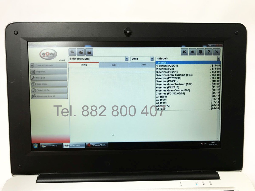 NOWY zestaw! Delphi DS150e + interfejs + programy 7159965552