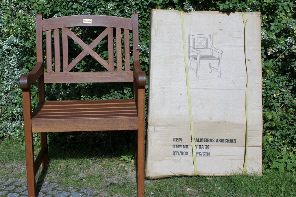 Komplet krzeseł ogrodowych (4 sztuki)