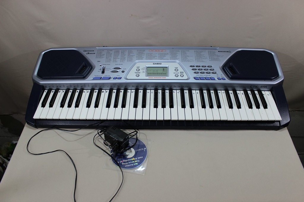 SPRAWNY ORYGINALNY KEYBOARD CASIO CTK - 491 OKAZJA