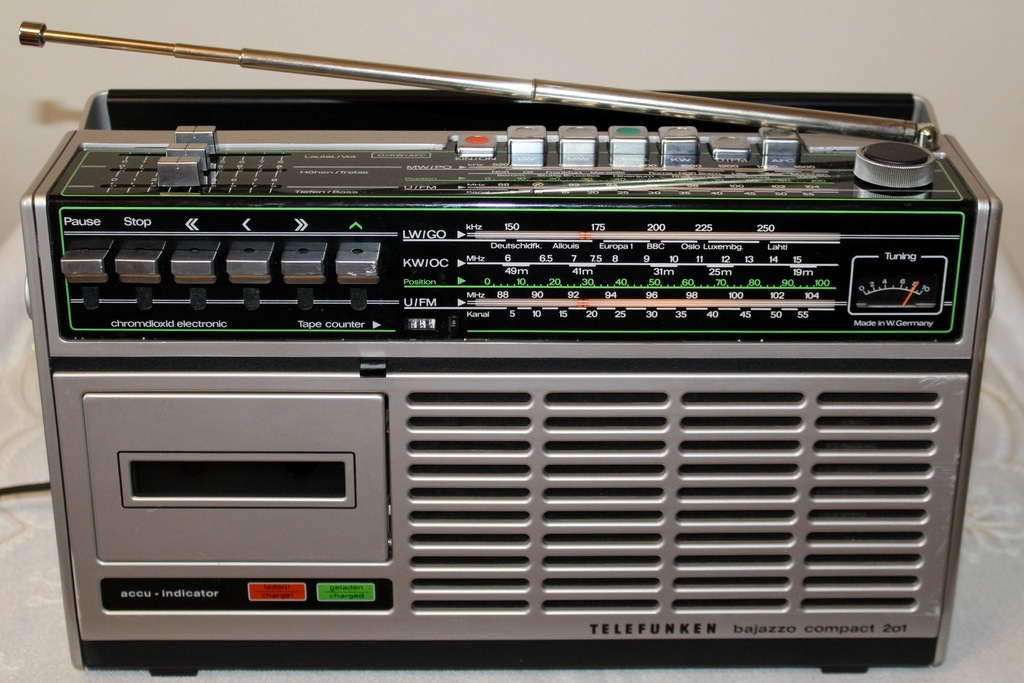 Telefunken Bajazzo Compact 201/vintage 70/igła