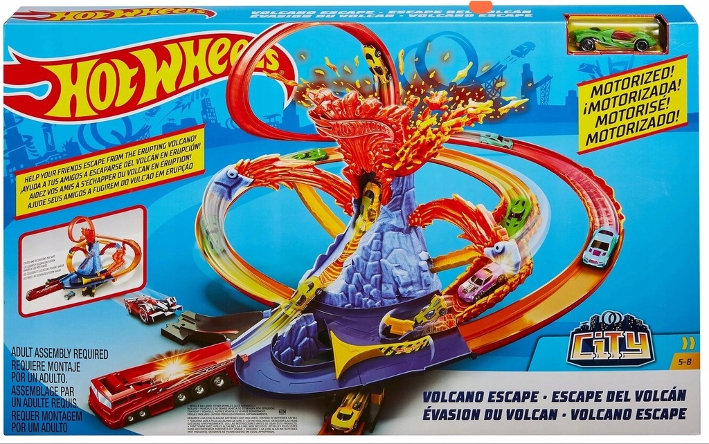 HOT WHEELS TOR UCIECZKA Z WULKANU FTD61