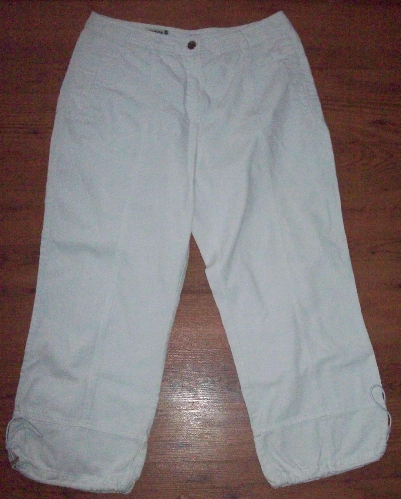 Spodnie/ spodenki białe 40 L/42 XL Yessica C&A