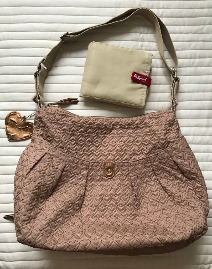 Torba do wózka Babymel Amanda Quilted Nude