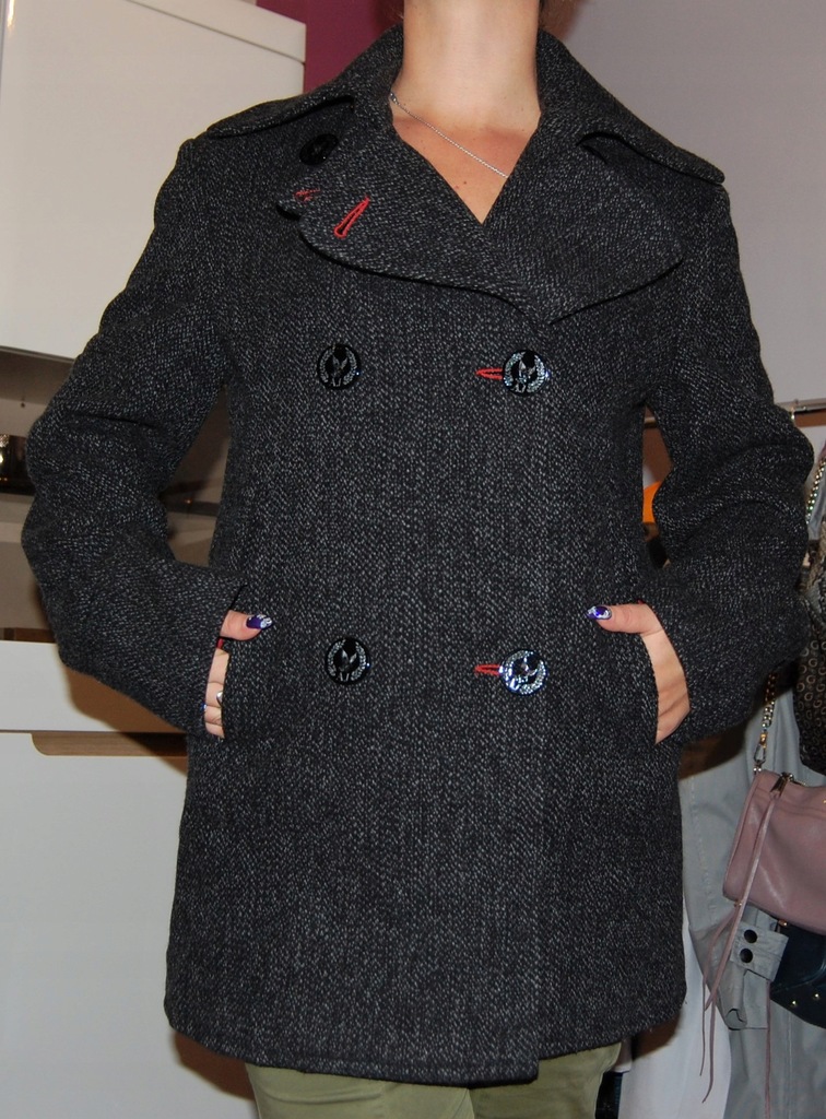 Armani Jeans płaszcz coat wool jacket