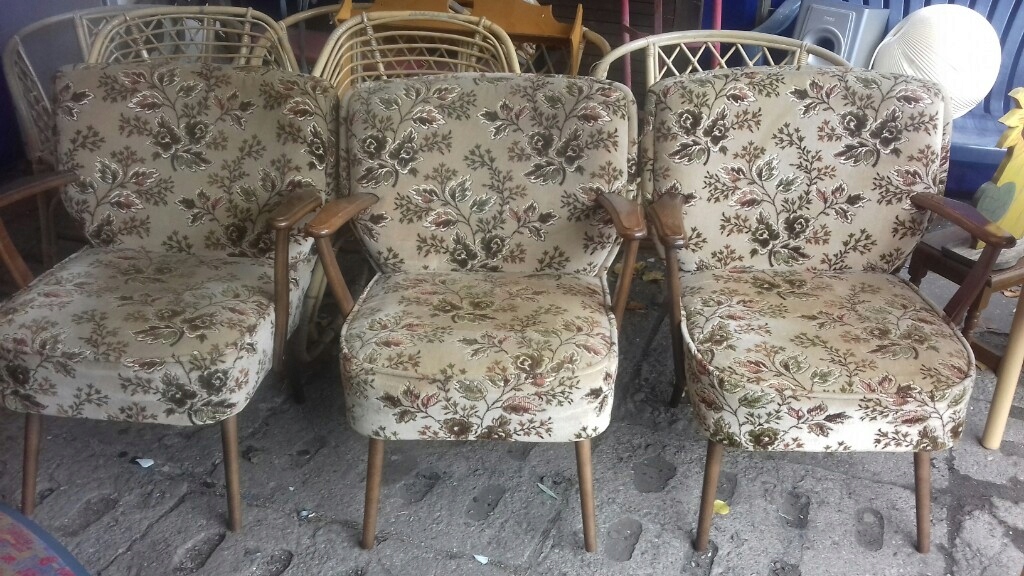 fotel klubowy prl loft skandi uszak muszelka