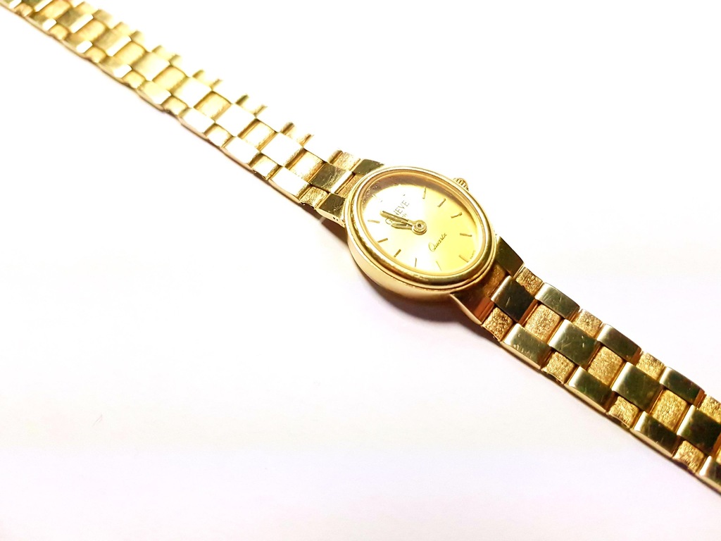 PETEL Kutno Złoty Zegarek Geneve p.585 14K 25g